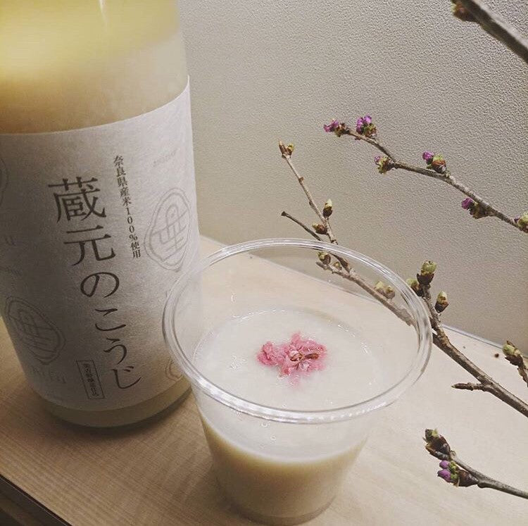 桜の甘酒