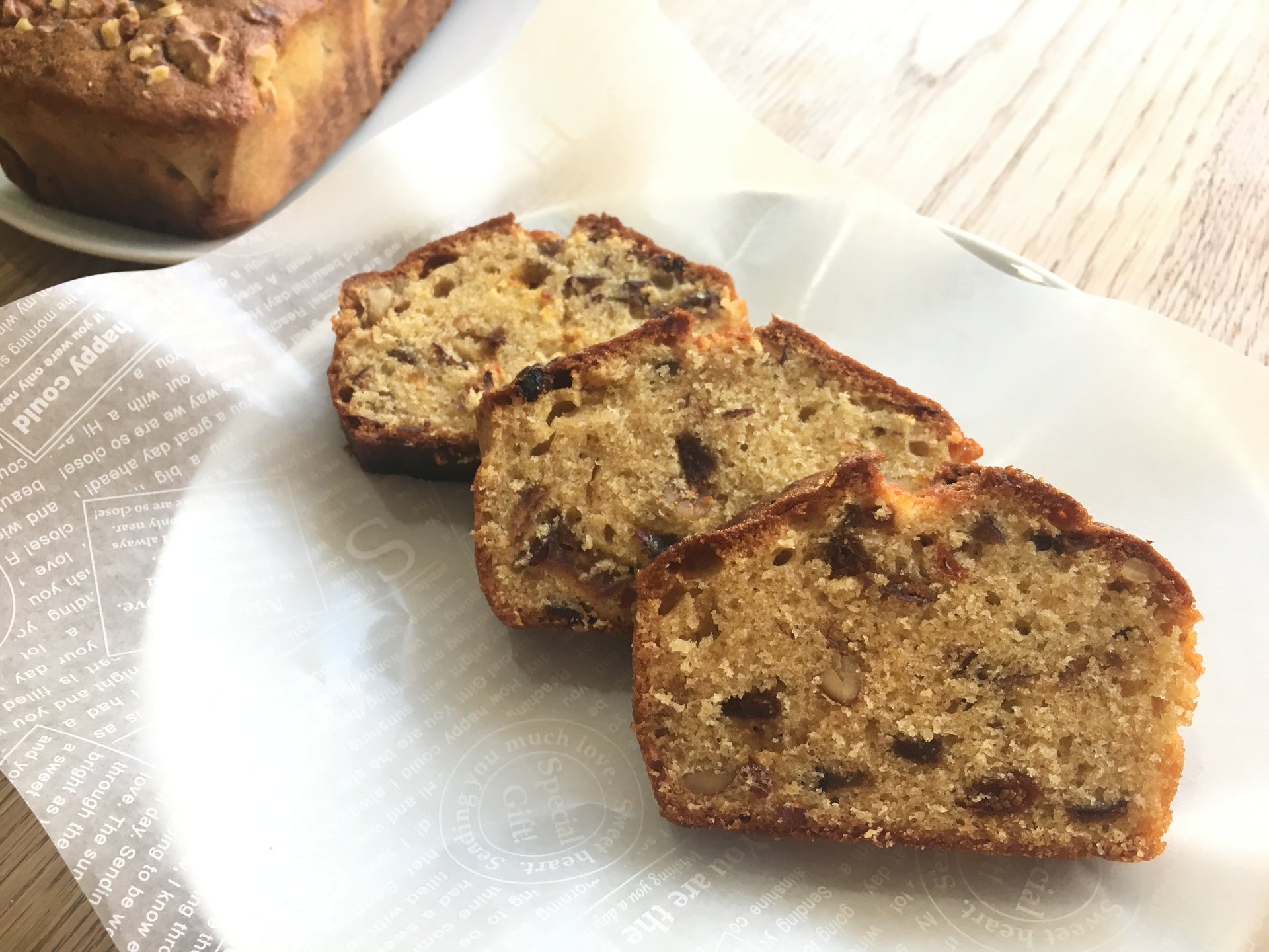 棗とクコの実と胡桃のパウンドケーキ